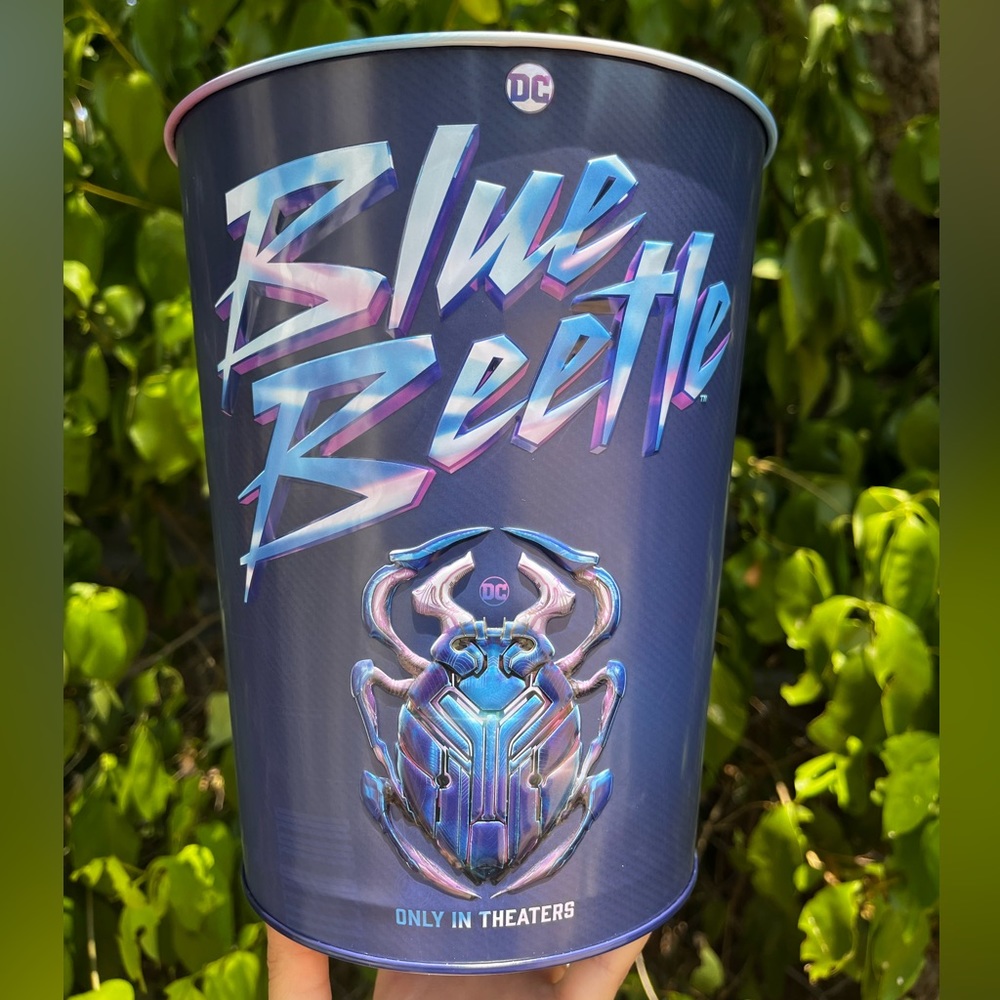 Blue Beetle Popcorn Tin; Movie Official Merch